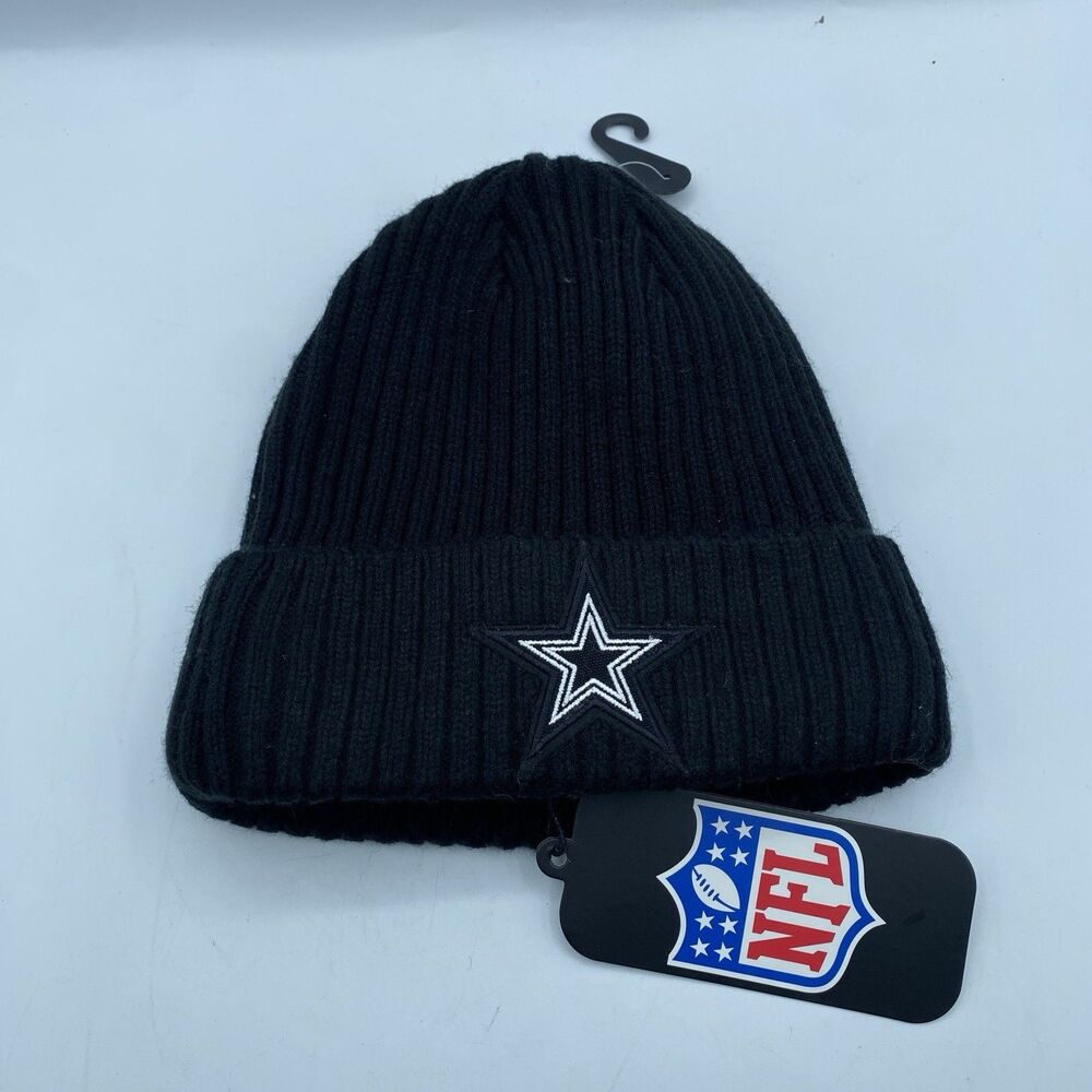 Dallas Cowboys Pro Standard Beanie Men OSFA Black Ribbed Cuff NFL Football NWT